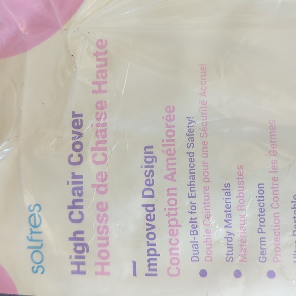 Solfres Dual-Belt High Chair Cover New in package - Picture 4 of 5